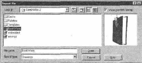   Import file