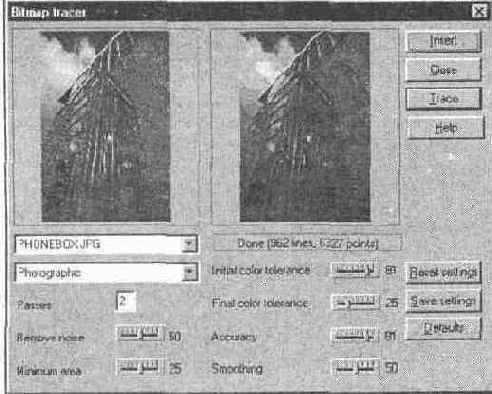   Bitmap tracer